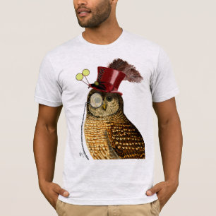 Owl met bovenste hak 3 t-shirt