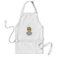 Owl met Chef's Pet & Spoon op kookpot