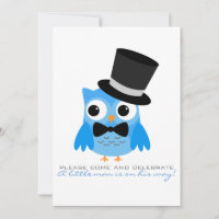 Owl met de hoogste Uitnodiging van het Baby shower