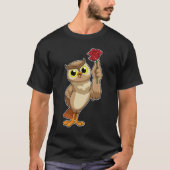 Owl met Roos T-shirt (Voorkant)