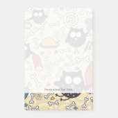 Owl met vleespatroon post-it® notes (Voorkant)
