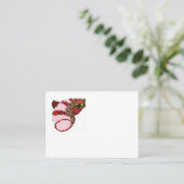 Owl Mighty Carte de visite (Debout devant)