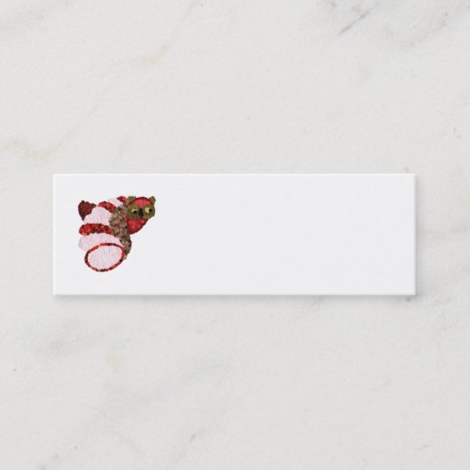 Owl Mini Cartes de visite (Devant)