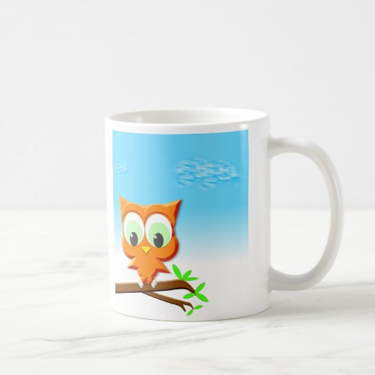 Owl Mok Koffie-Mok (Rechts)
