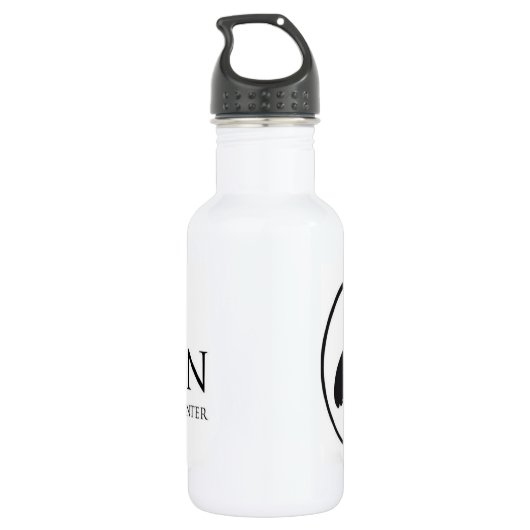 Owl Moon Logo Waterfles (Achterkant)