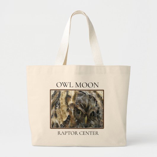 Owl Moon Raptor Center Market Canvas tas (Voorkant)