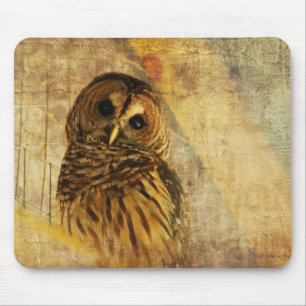 Owl Mousepad - Barred Owl Muismat