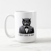 Owl Mug - "Je ne donne pas un coup de pied" (Gauche)