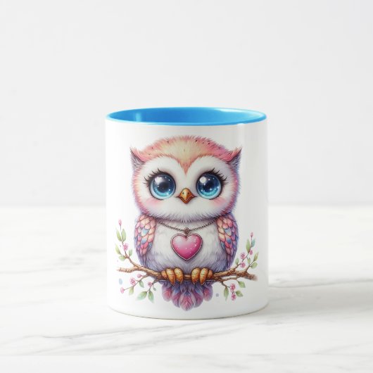 Owl mug mok (Midden)