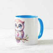 Owl mug mok (Voorkant rechts)