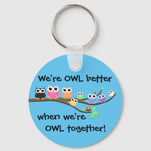 "OWL nu samen" Sleutelhanger (Voorkant)