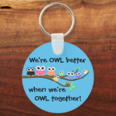 "OWL nu samen" Sleutelhanger (Voorkant)