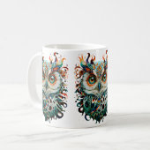 Owl of Wisdom Inspirerend koffiemok (Voorkant links)