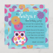 Owl op de Bright Side Kaart (Voorkant / Achterkant)