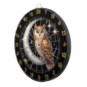 Owl op de maan dartbord (Voorkant Rechts)