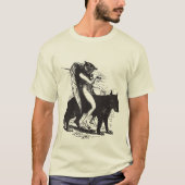 Owl op Wolf T-shirt (Voorkant)