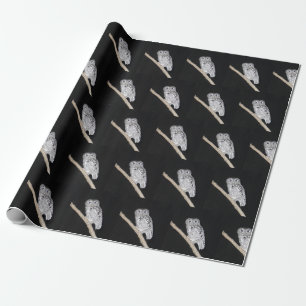 Owl-opvulpapier Cadeaupapier
