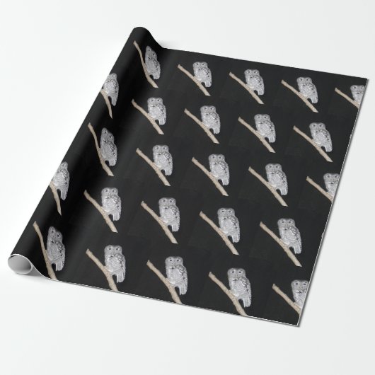 Owl-opvulpapier Cadeaupapier (Uitgerold)
