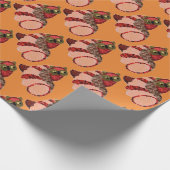 Owl-opvulpapier Cadeaupapier (Hoek)