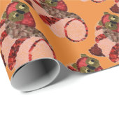 Owl-opvulpapier Cadeaupapier (Rol Hoek)