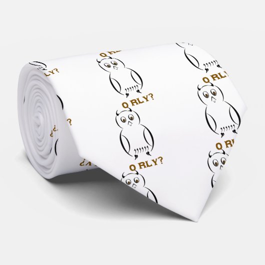 Owl O'Rly Stropdas (Opgerold)
