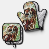 OWL OVENWANT & PANNENLAP SET (Voorkant / Achterkant)