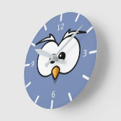 Owl Oyes - Personaliseer je eigen ogen Ronde Klok (Hoek)