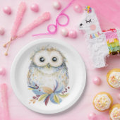 Owl Papieren Bordje (Feest)