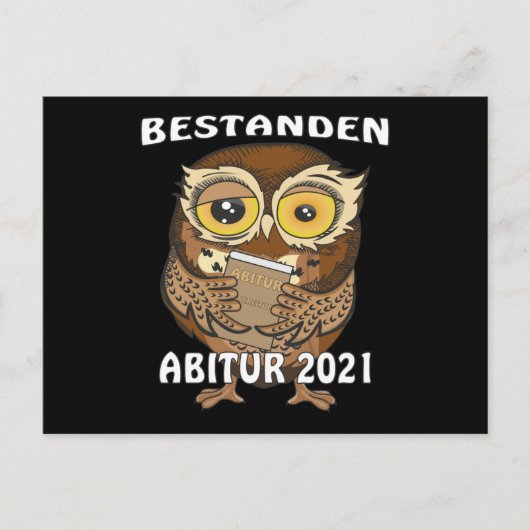 OWL PASSED A-Niveaus 2021 Briefkaart (Voorkant)