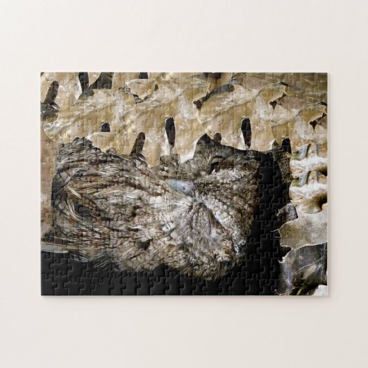 Owl Peking and Winking Legpuzzel (Horizontaal)