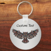 Owl Personalized Sleutelhanger (Voorkant)
