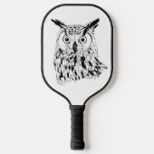 Owl pickleball paddle (Voorkant)