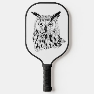 Owl pickleball paddle