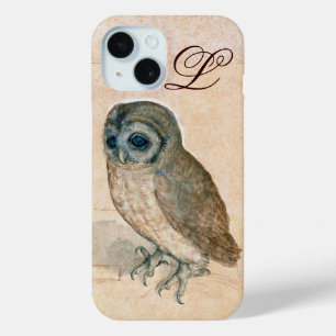 OWL, PIink, Sepia Monogram