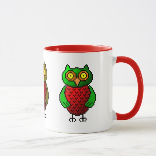 Owl pixelart mok (Rechts)