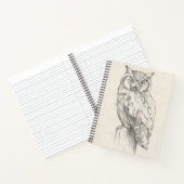 Owl Portret - Schets Notitieboek (Binnen)
