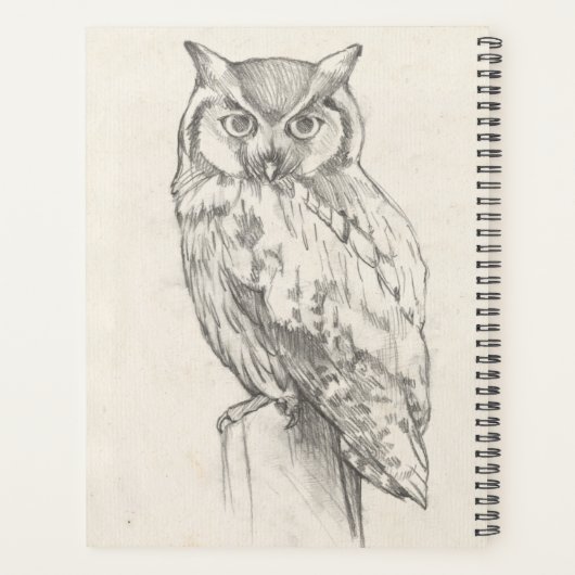 Owl Portret - Schets Planner (Achterkant)