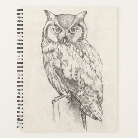 Owl Portret - Schets Planner (Voorkant)