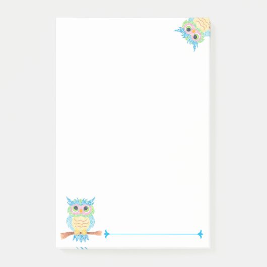 Owl Post-It Notes (Voorkant)