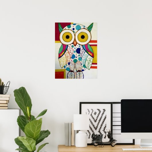 Owl poster (Thuiskantoor)