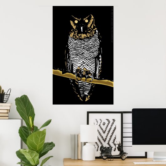 Owl Poster (Thuiskantoor)