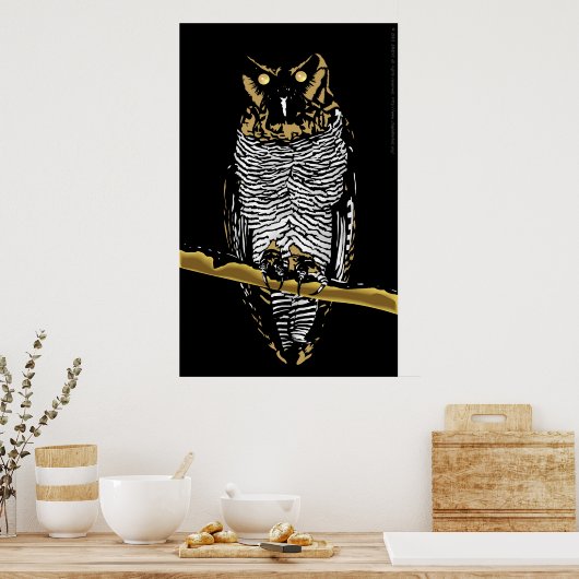 Owl Poster (Keuken)