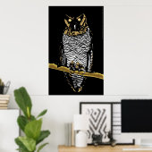 Owl Poster (Thuiskantoor)