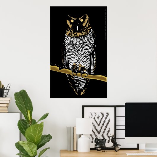 Owl Poster (Thuiskantoor)