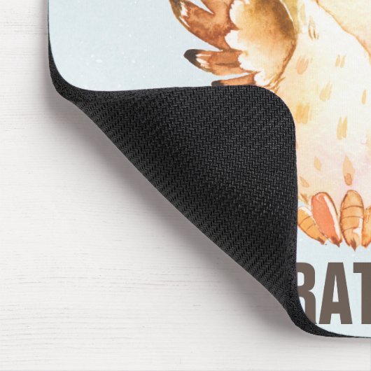 Owl Pun | Comical Home & Workplace Sarcasm Muismat (Hoek)