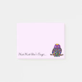 Owl Rainbow Post-it® Notes (Voorkant)