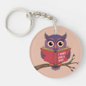 Owl Reading Sleutelhanger (Voorkant)