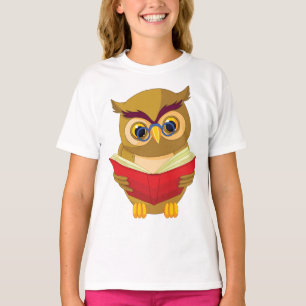 Owl Reading T-shirt