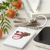 Owl Rechthoekige Sleutelhanger (Voorkant Rechts)