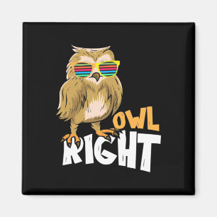 Owl rechts magneet